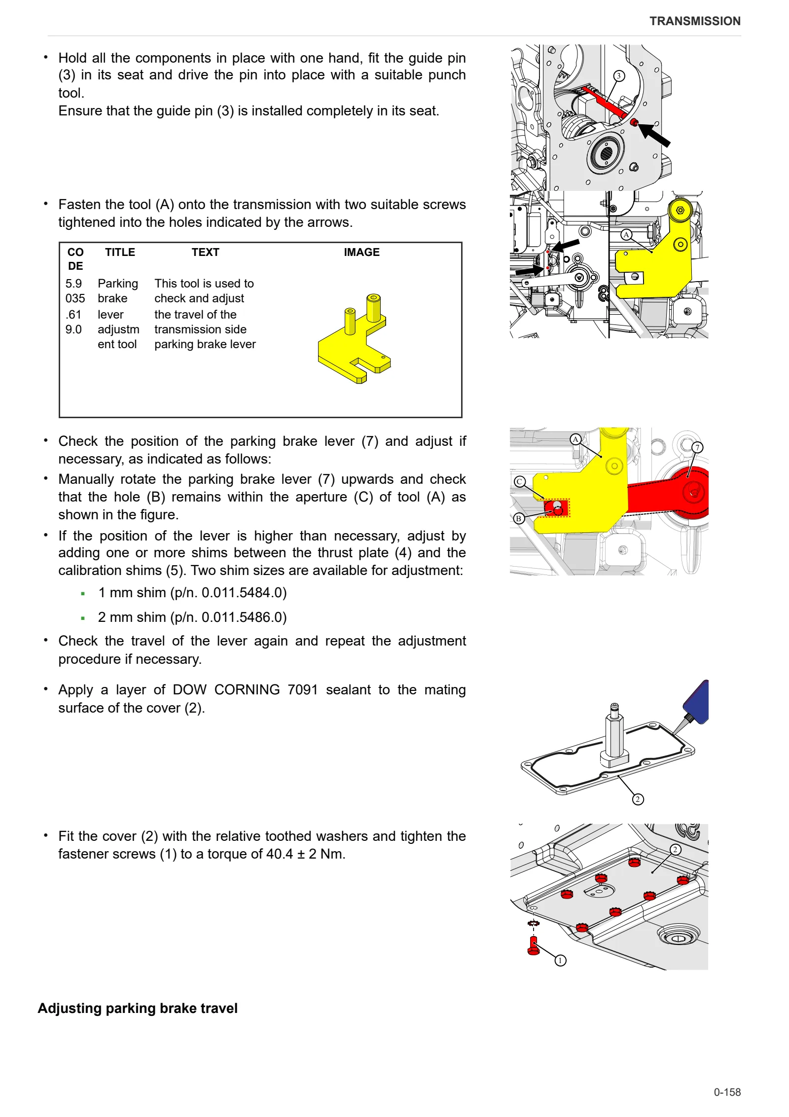Workshop Manual: SDF T5400 PS – sample manual page 4