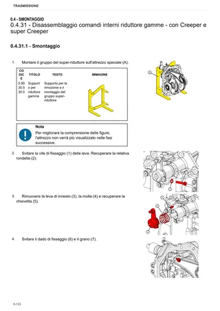 Manuale d'officina: SDF T5400 PS – sample manual page 3
