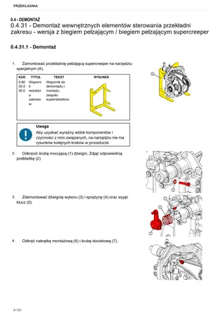 Instrukcja warsztatowa: SDF T5400 PS – sample manual page 3