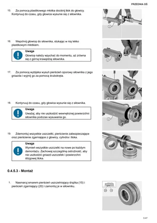 Instrukcja warsztatowa: DANA M40 – sample manual page 3