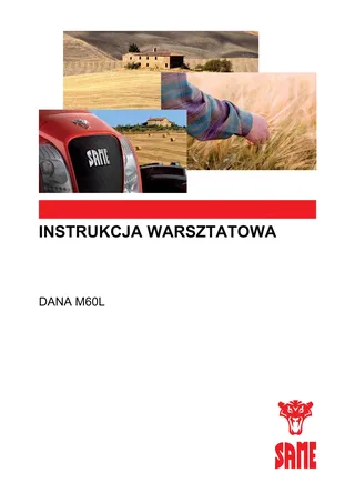 Instrukcja warsztatowa: DANA M60L – manual cover