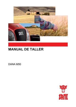 Manual de taller: DANA M50 – manual cover