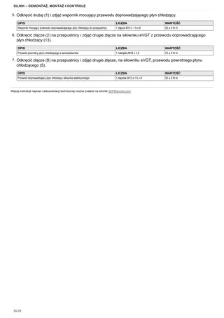 Instrukcja warsztatowa: Engine N67 – sample manual page 4