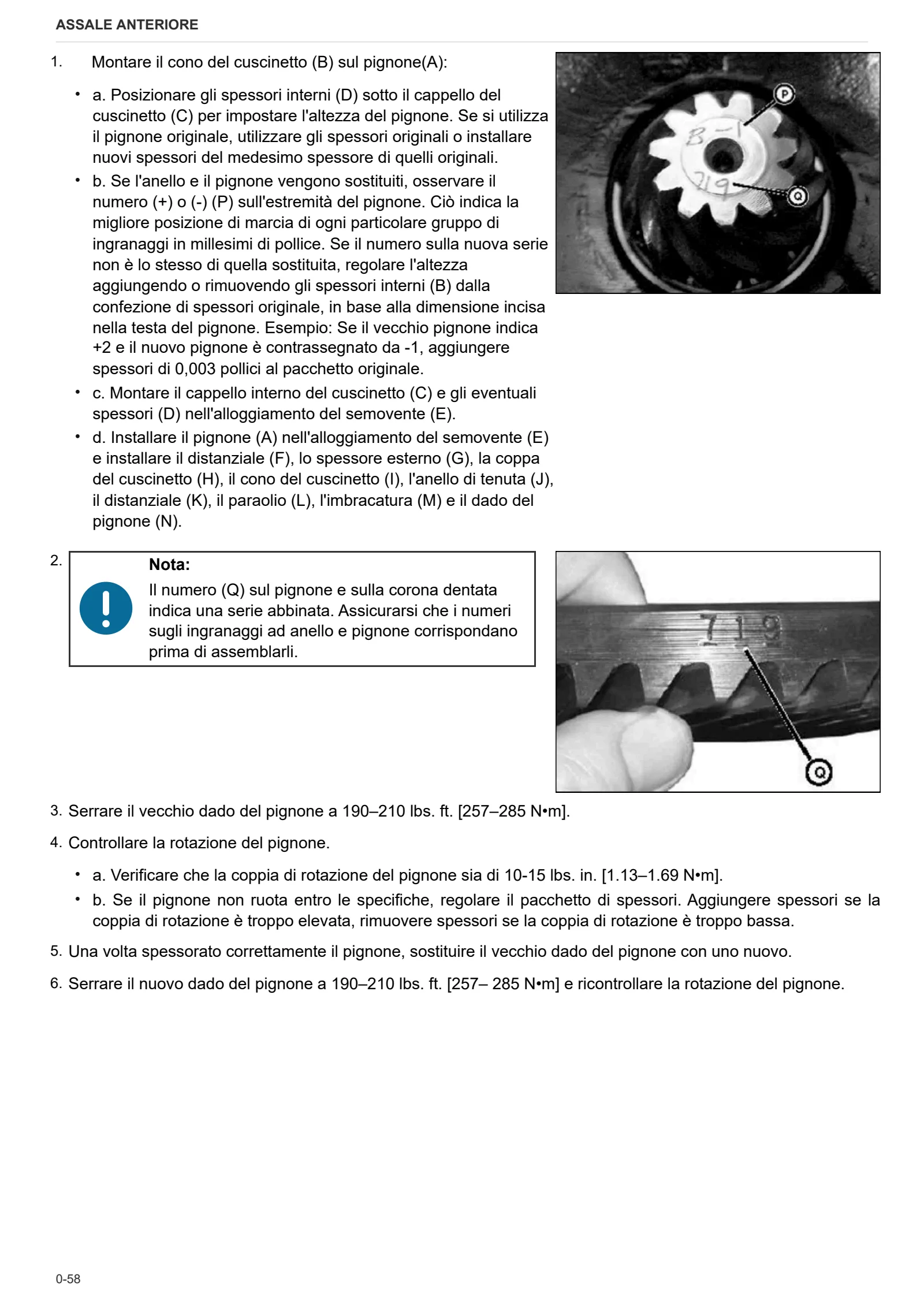 Manuale d'officina: DANA P73 – sample manual page 4