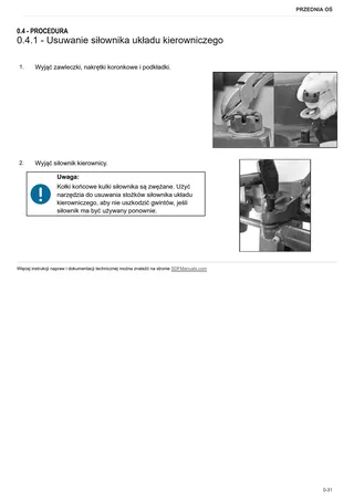 Instrukcja warsztatowa: DANA P73 – sample manual page 2