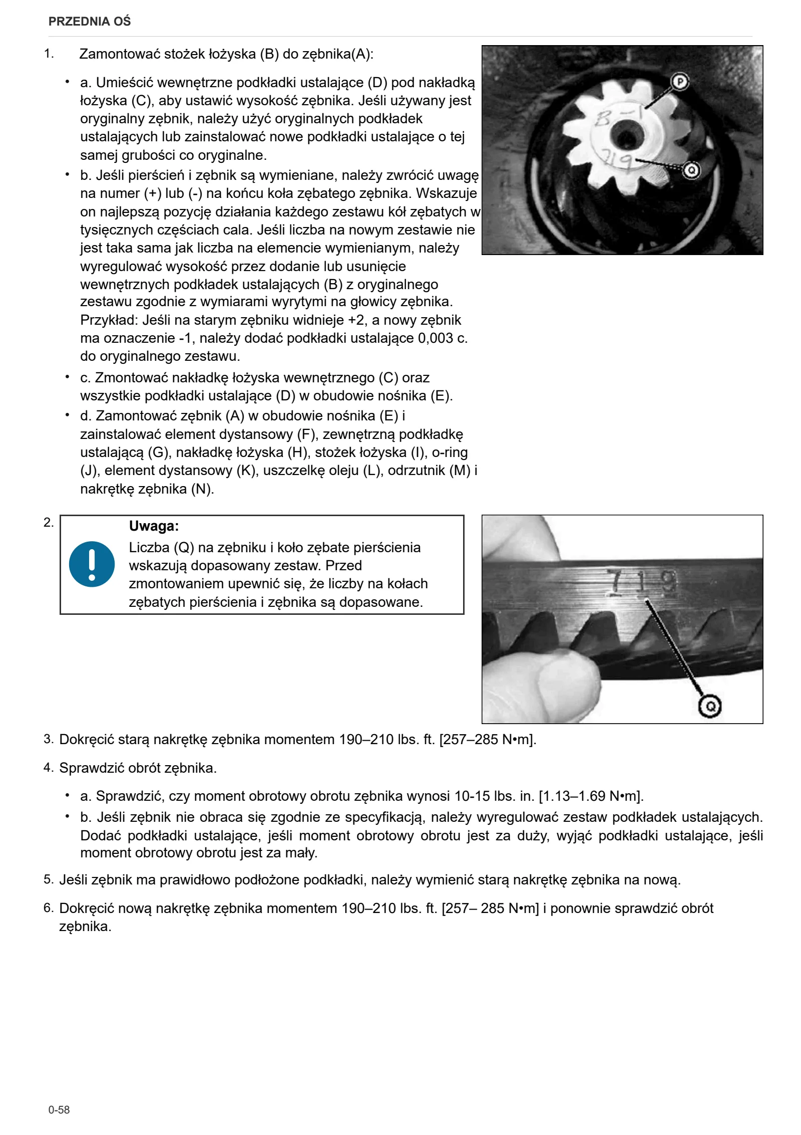 Instrukcja warsztatowa: DANA P73 – sample manual page 4