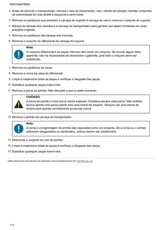 Manual de oficina: DANA P73 – sample manual page 4