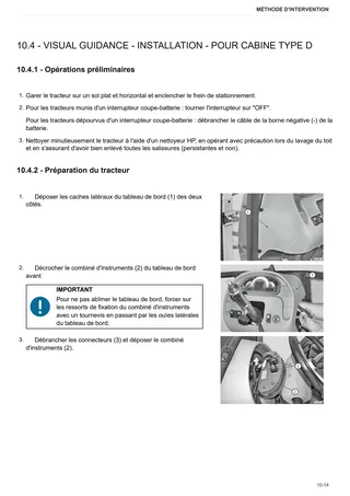 Manuel d'atelier: Performance Steering – sample manual page 1