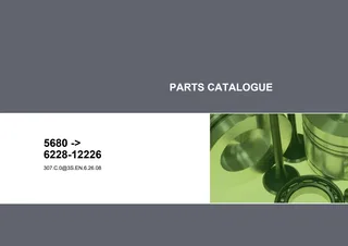 Parts Catalogue: 5680 → 6228-12226 – parts catalogue cover