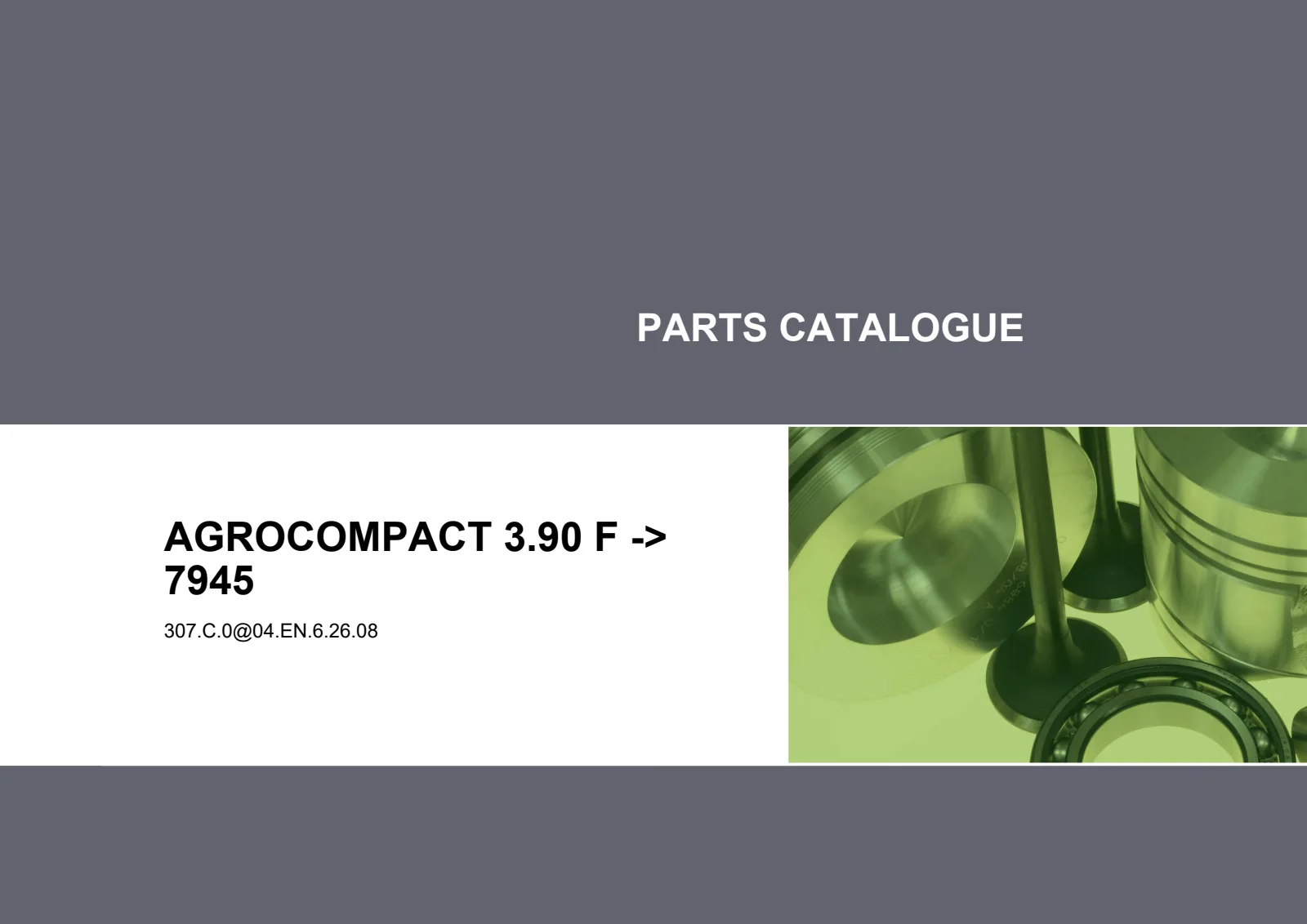 Parts Catalogue: AgroCompact 3.90 F → 7945 – parts catalogue cover