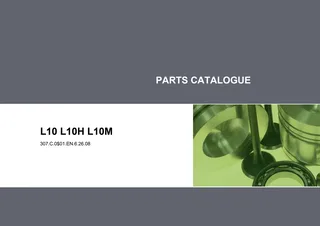 Parts Catalogue: L10 L10H L10M – parts catalogue cover