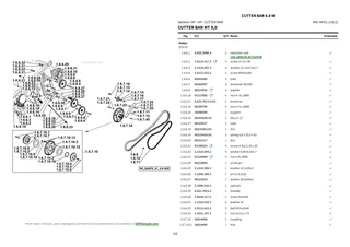 Parts Catalogue: CUTTER BAR 9.0 m – parts catalogue sample 1