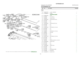 Parts Catalogue: CUTTER BAR 9.0 m – parts catalogue sample 2